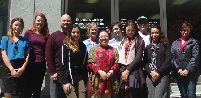 Admissions Director, Nicole Wetherington, with 10 of the 12 new incoming students Spring Quarter 2016.